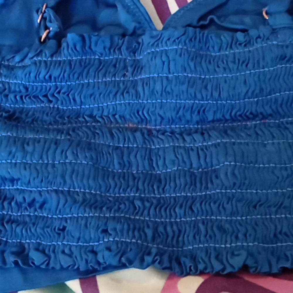 3 For$10 Aerie Blue Crop Top Excellent Condition LG - Picture 4 of 4
